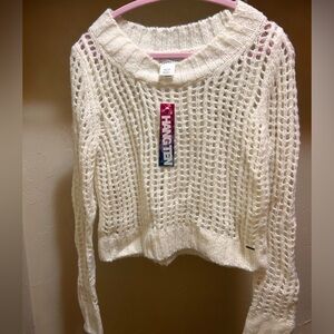 Hang Ten Women's White Sweater NWT medium loose knit